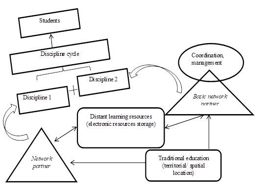 Implemented forms of networked learning. Source: Authors.